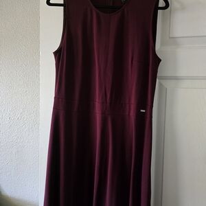 A/X Armani Exchange Plum Midi Dress